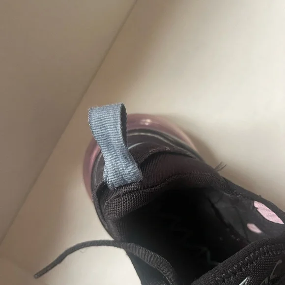 Nike Black and White Air Max 270 Sneakers - Picture 7 of 14